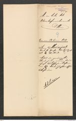 k.k. naturhistorisches Hofmuseum, Intendanzakten 1885-1896 (Hauer), Aktenzahl Z.471.o/1889, Seite 4